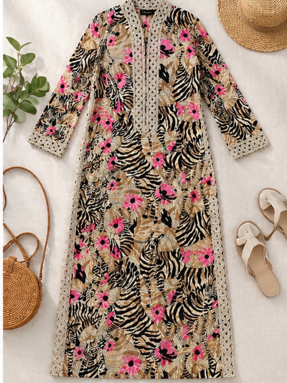 Lilly Pulitzer Shealyn Resort Caftan Maxi El Morocco Rutabaga (Nwt, Rare)